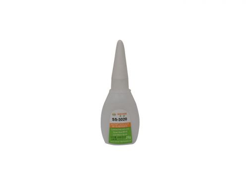 SS3020無白化瞬間膠20克三角瓶